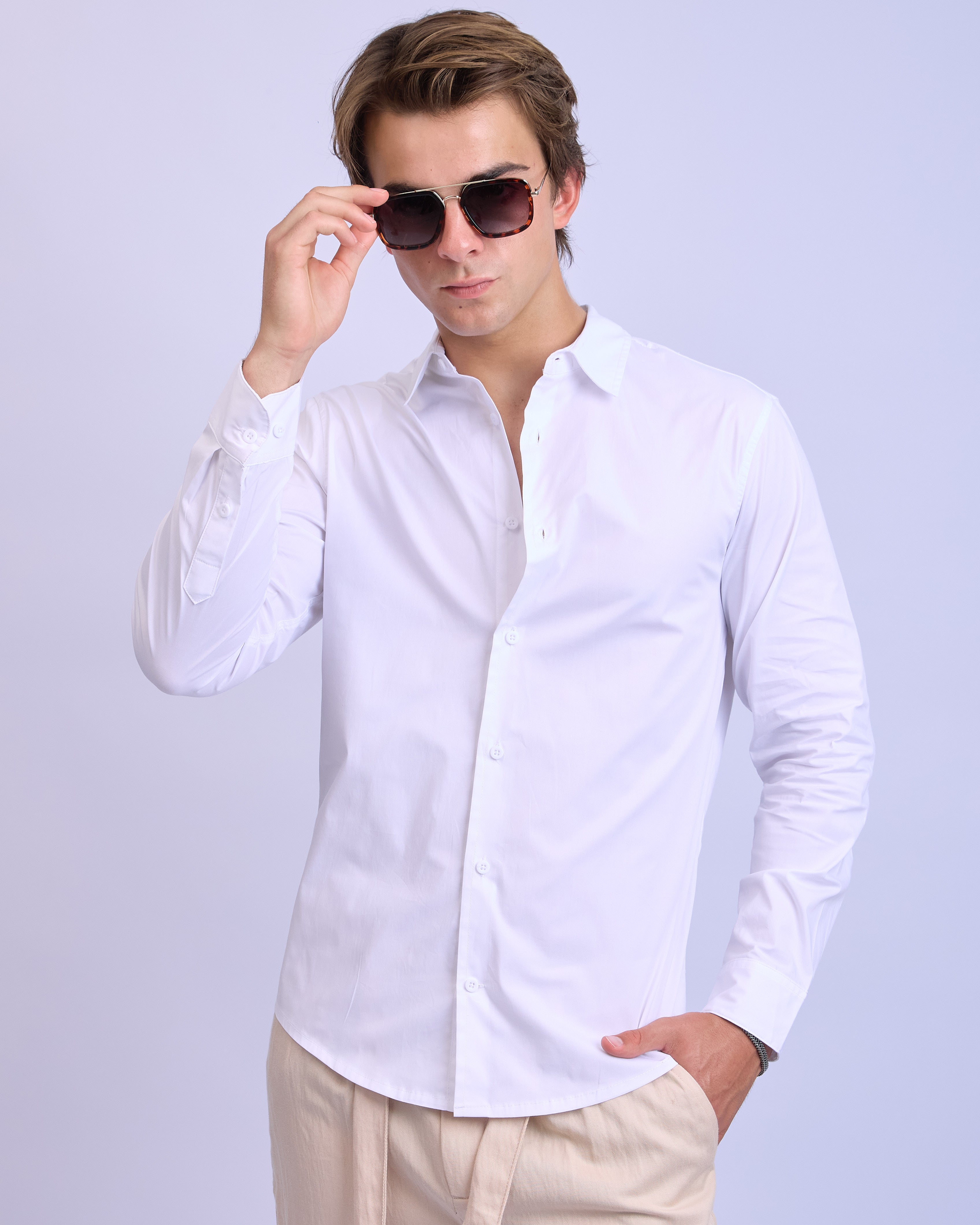 CAMISA VICENZO WHITE