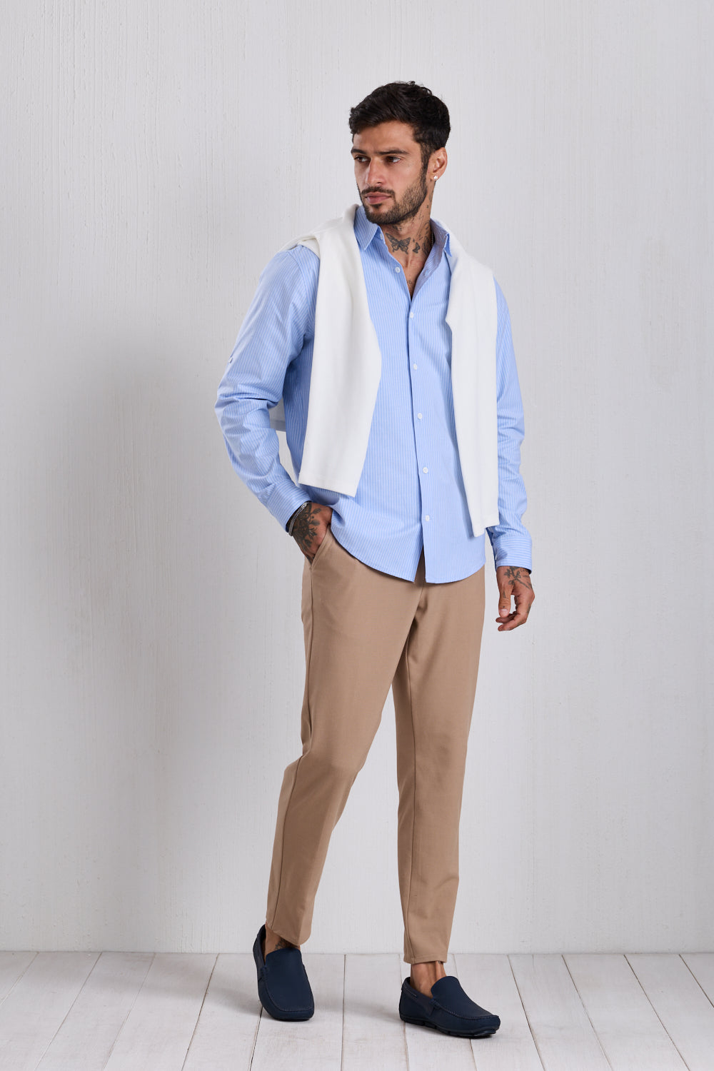 CAMISA FARINA A RAYAS