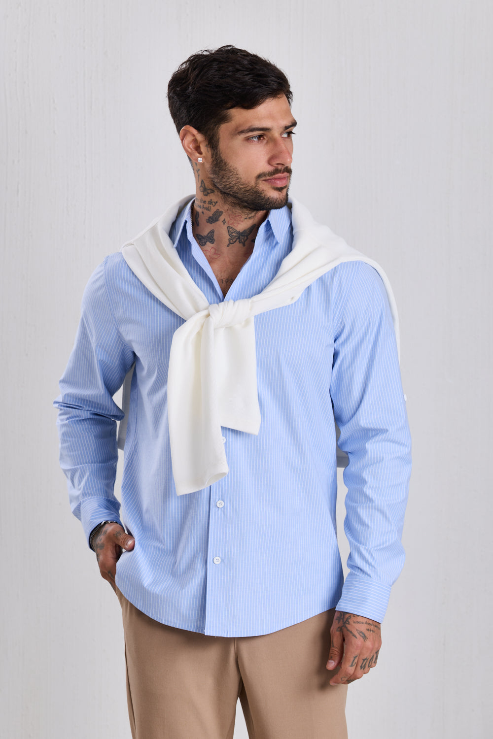 CAMISA FARINA A RAYAS