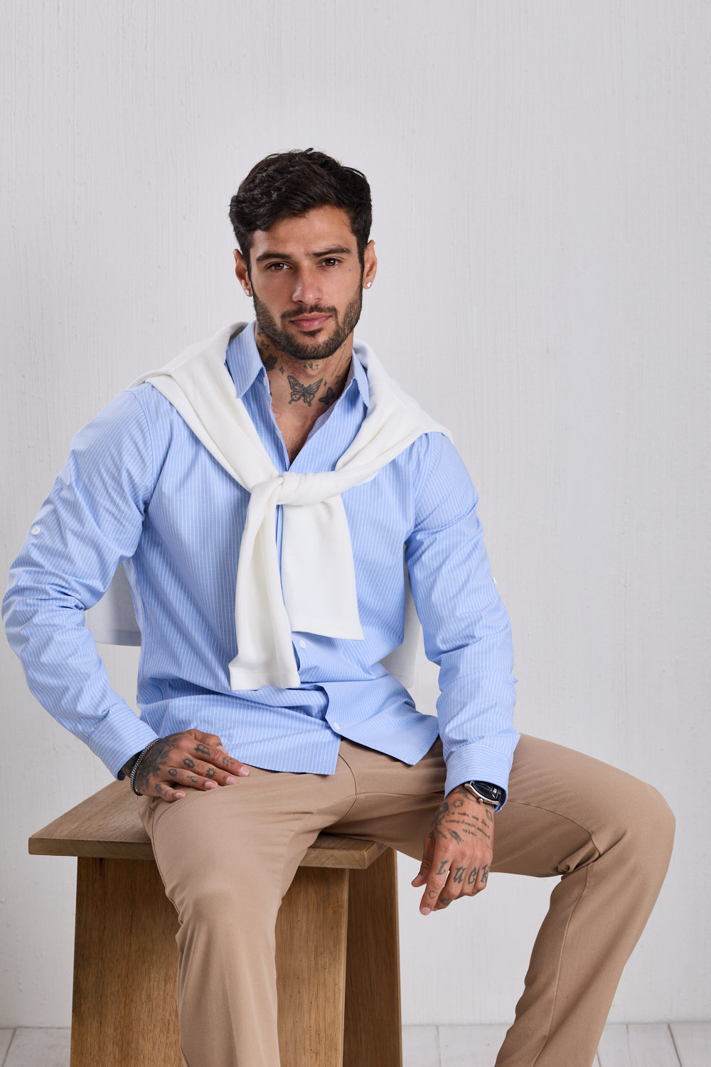 CAMISA FARINA A RAYAS