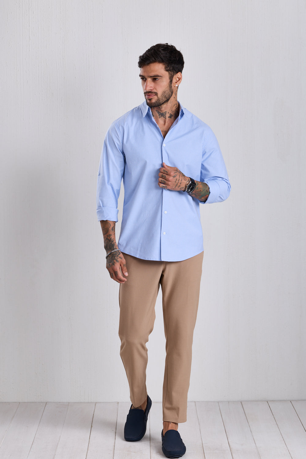 CAMISA FARINA A RAYAS