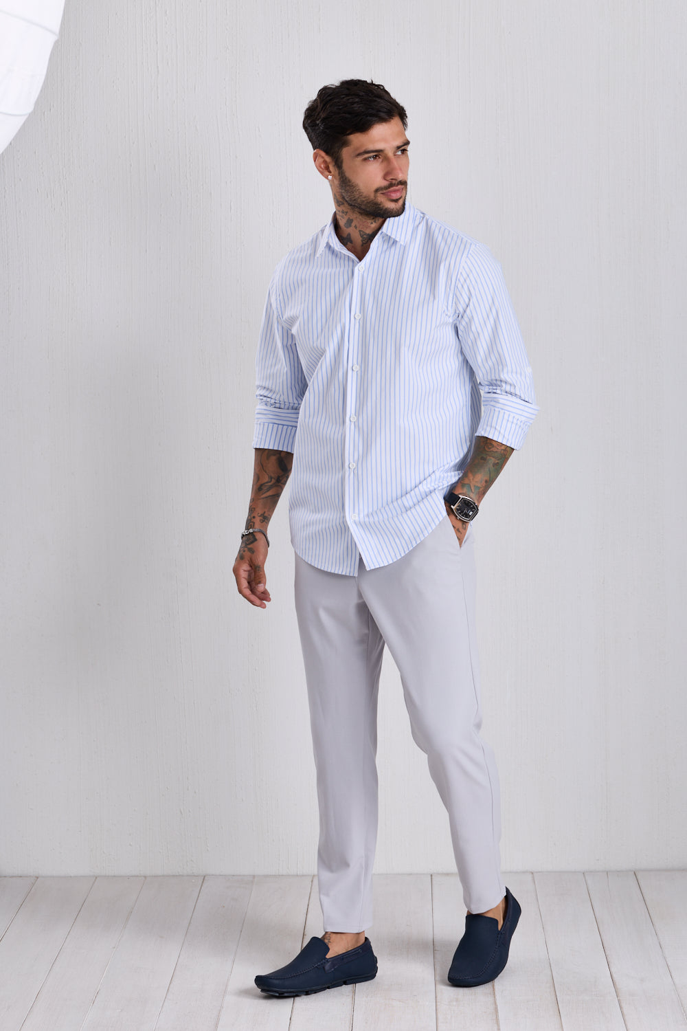 CAMISA FARINA A RAYAS