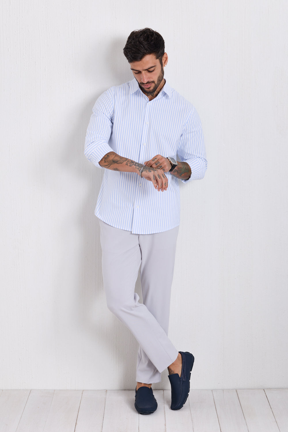 CAMISA FARINA A RAYAS