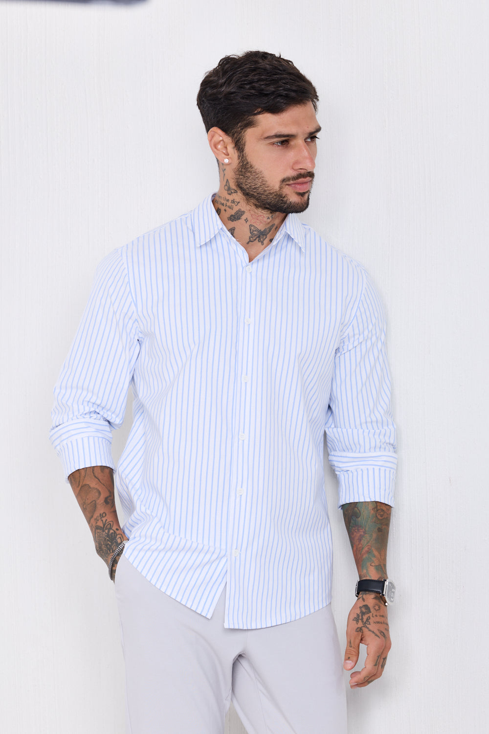 CAMISA FARINA A RAYAS