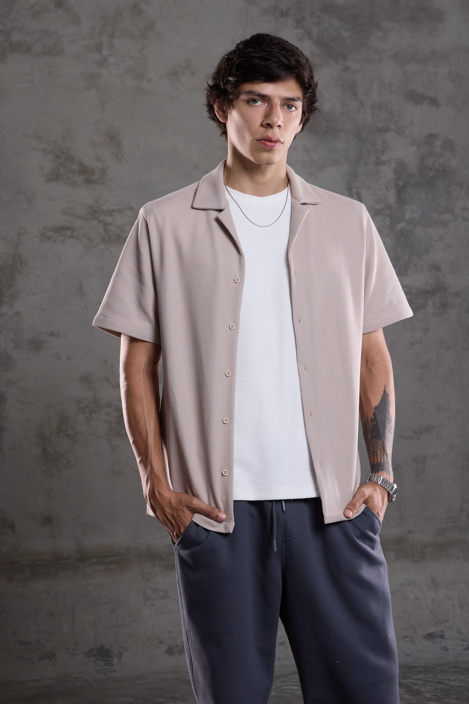 CAMISA PAULO BEIGE