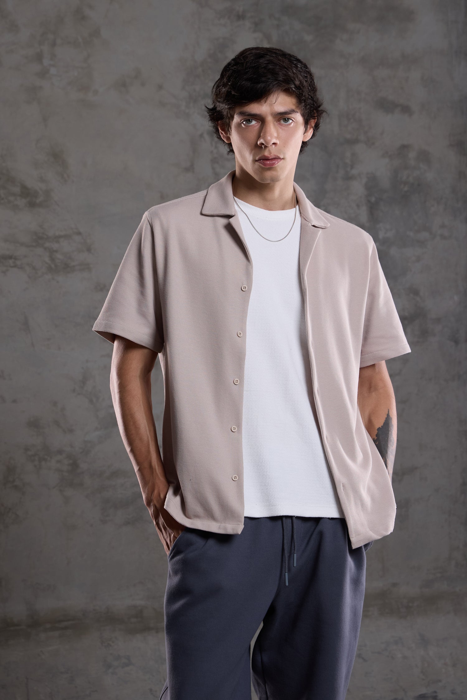 CAMISA PAULO BEIGE
