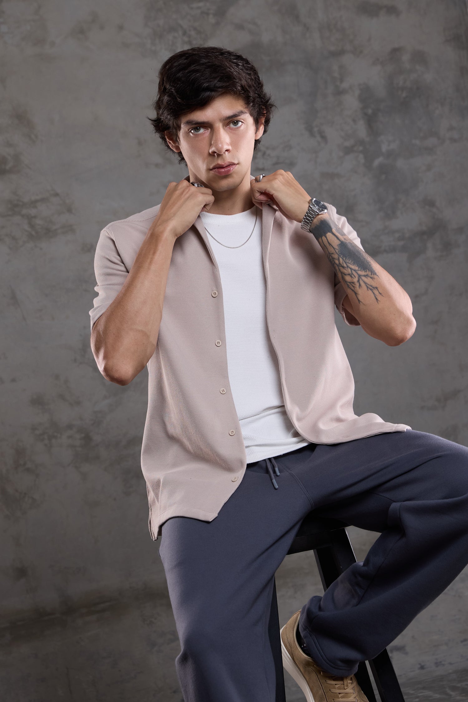 CAMISA PAULO BEIGE