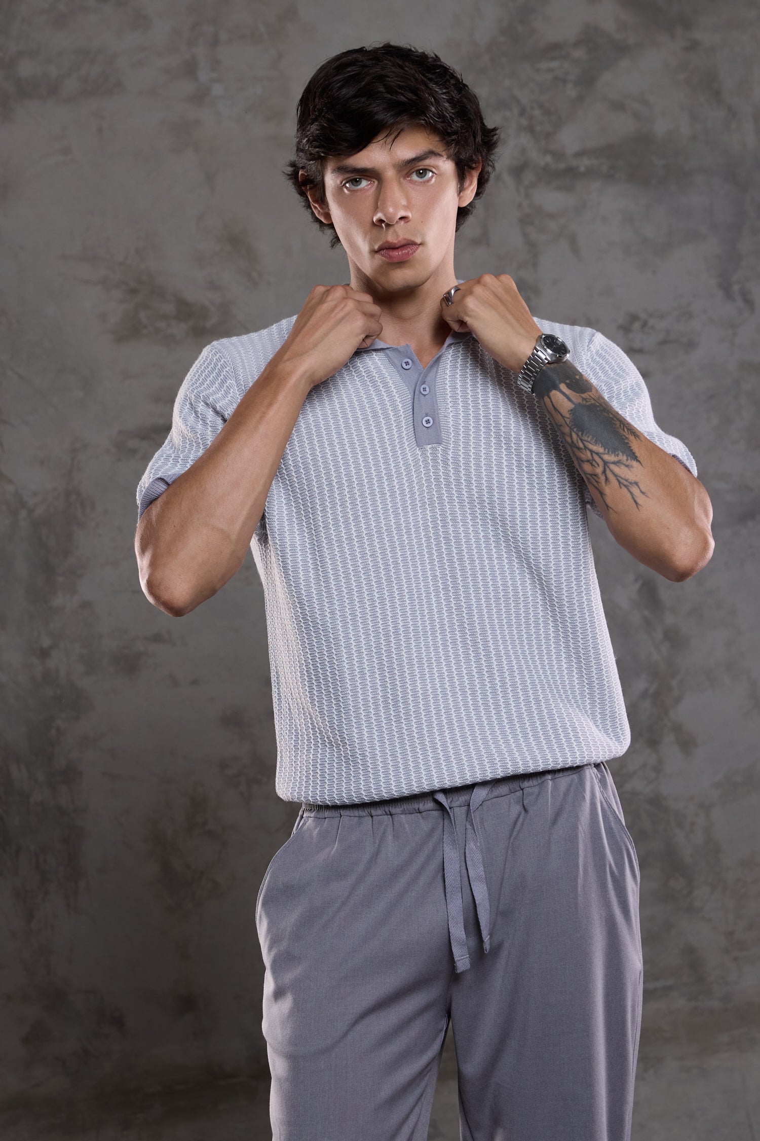 CAMISERO ADRIAN GRIS