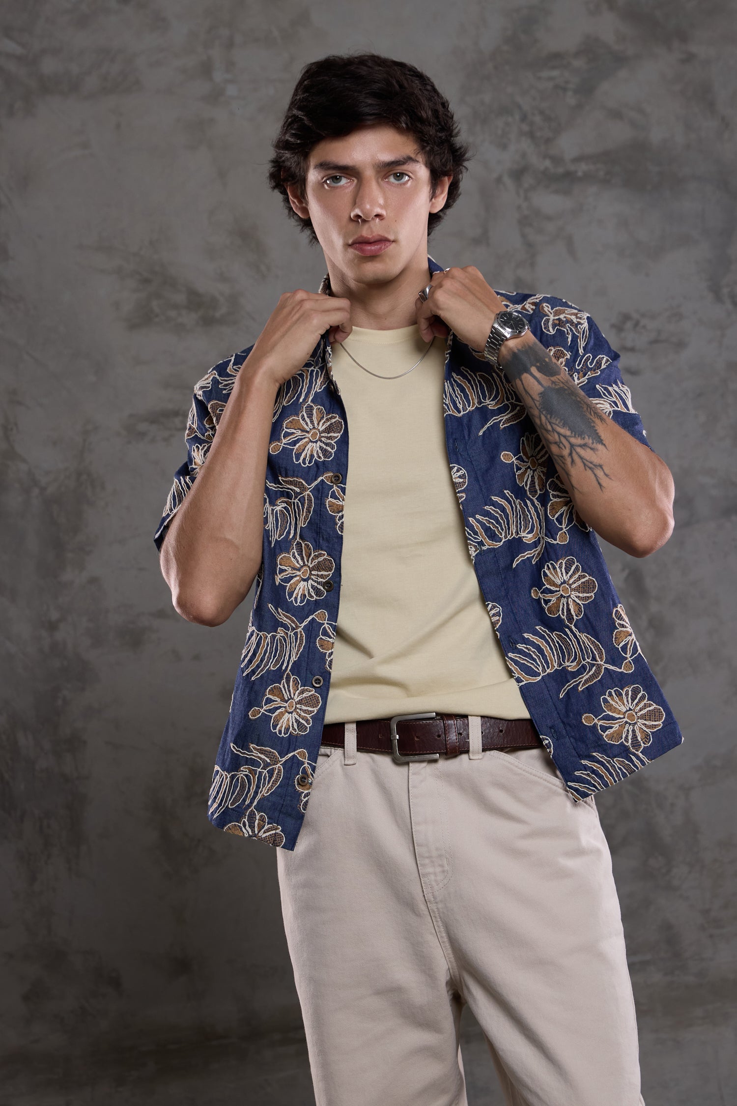 CAMISA MANU BLUE