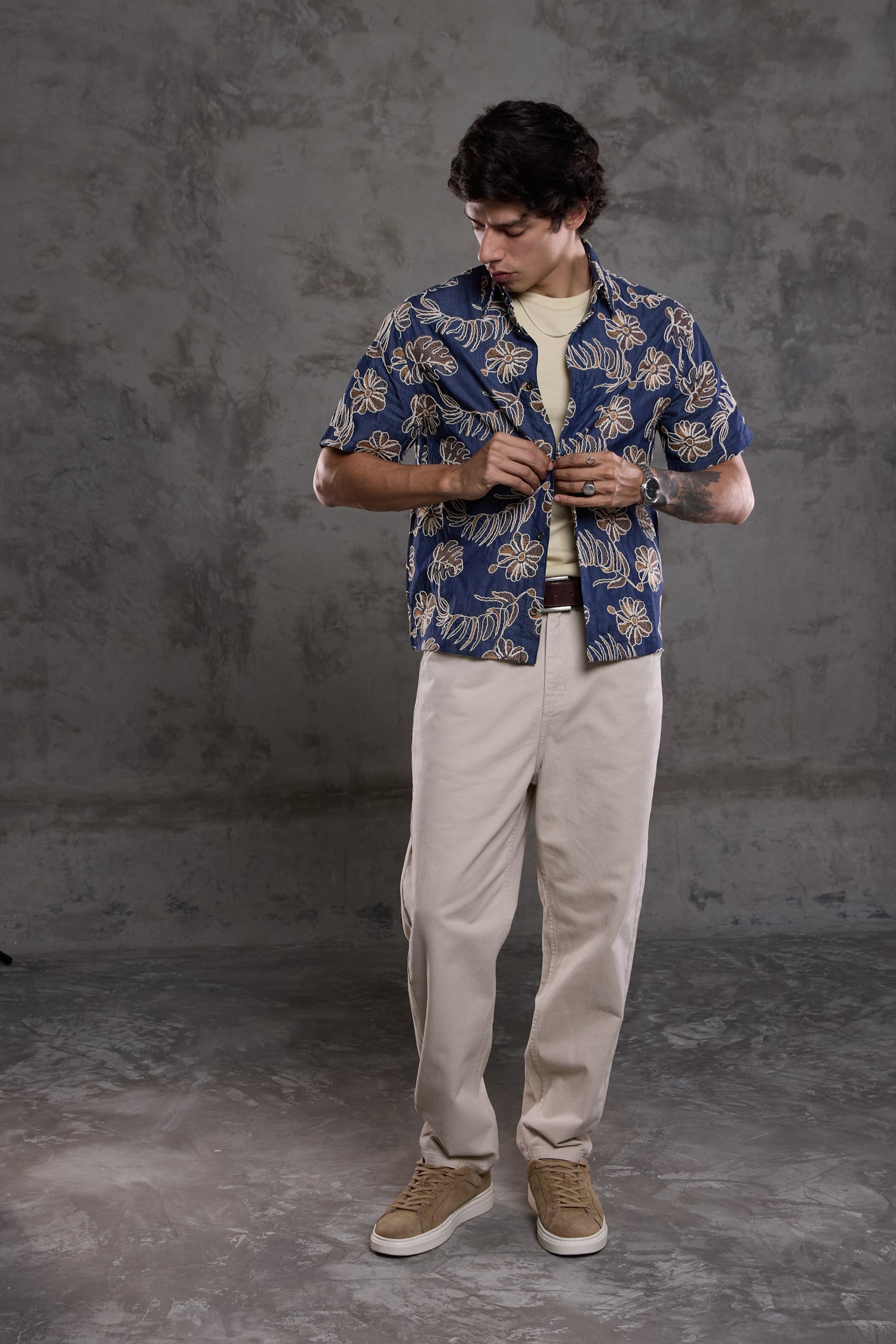 CAMISA MANU BLUE