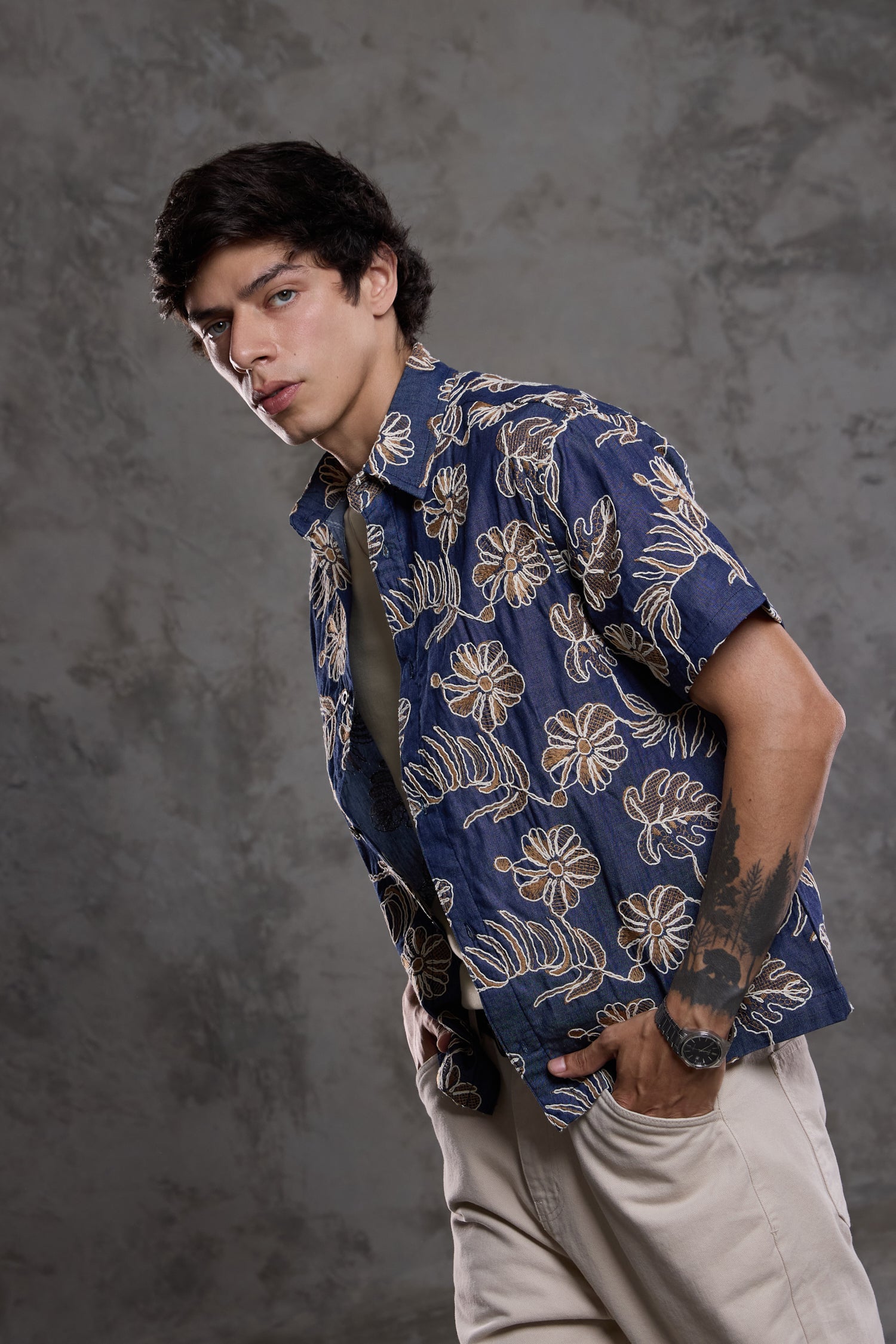 CAMISA MANU BLUE