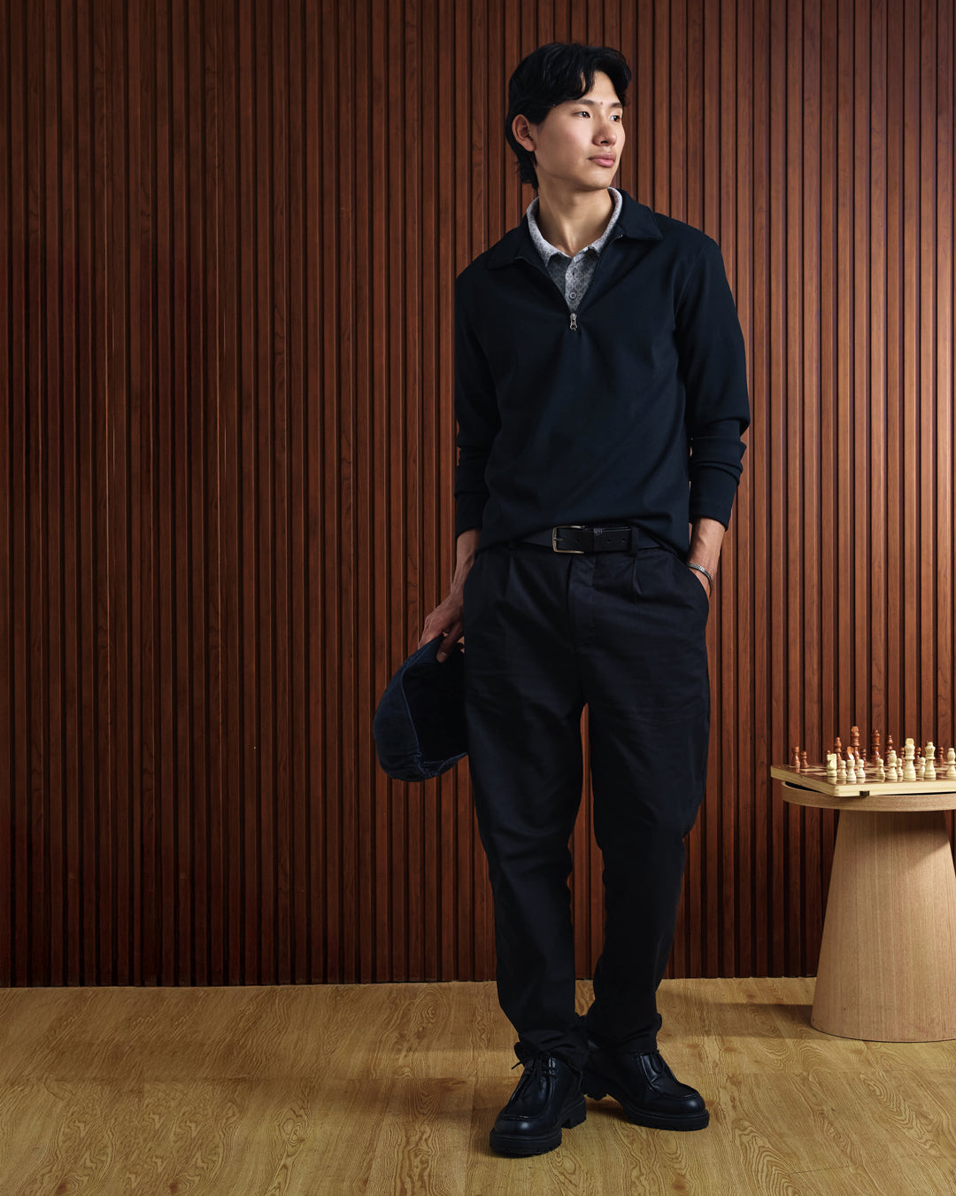 POLERA NICO NEGRO